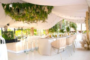 Carpa de Lujo decoración Ocean Weddins Cancun
